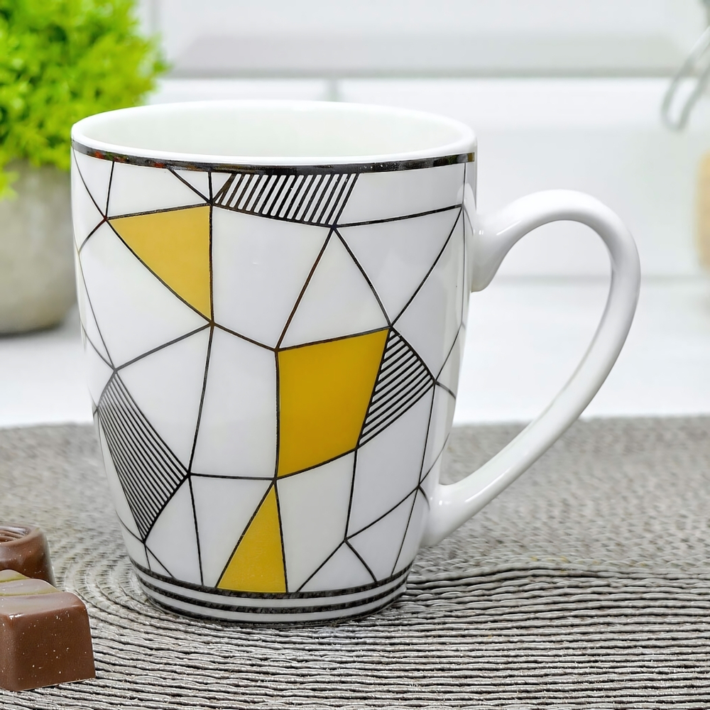 Кружка 350мл керамическая, цвет в ассортименте, NN-1008363