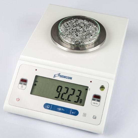 Лабораторные весы DEMCOM DL-612 с гирей