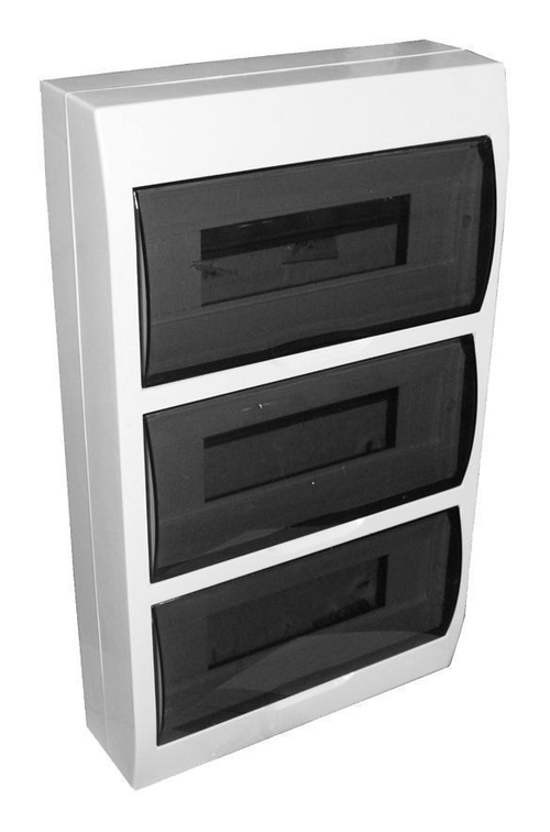 Бокс ЩРН-П-36 навесной, прозр. черн.дверь IP40