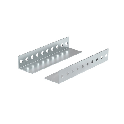 Уголок для тяжелого оборудования, глубина 253 мм для напольных 19" IT-корпусов ДКС серии CQE глубиной 600 мм, 2 шт.