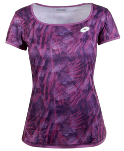 Футболка для девочки Lotto Top Ten G Tee PRT PL - purple willow