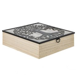 GAEM Шкатулка для чайных пакетиков, L24,5 W24 H7,5 см