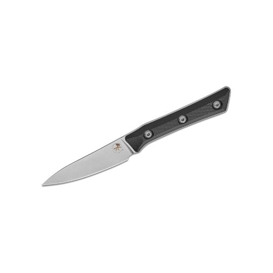 Нож кухонный Microtech Kitchen Paring Knife 3500-10BK с клинком из стали M390MK, рукоять G-10
