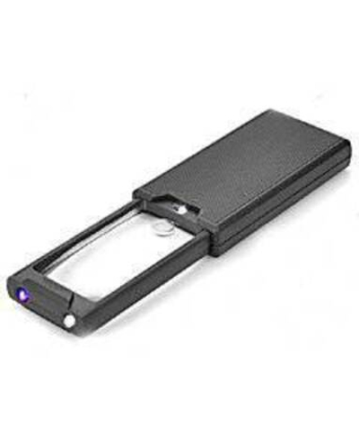 Лупа карманная складная с подсветкой 54х30мм, 9мм (2LED) 9581 Magnifier
