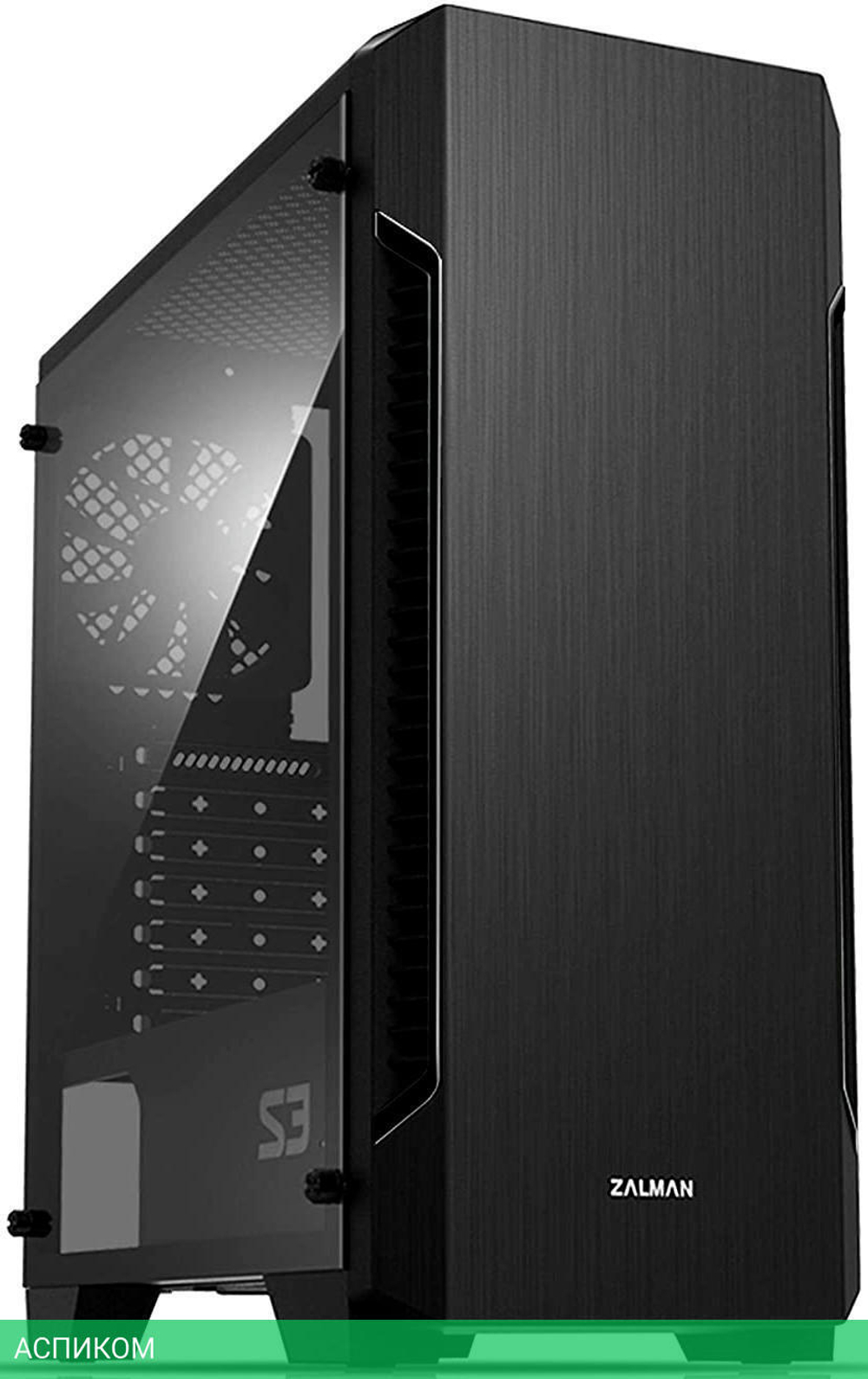 Корпус Zalman ATX без БП S3 TG Black