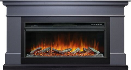 Каминокомплект California - Серый графит (Высота 850 мм) с очагом Vision 42 LOG LED