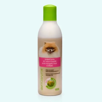 VEDA Фитоэлита Шампунь от колтунов для пушистых собак, 220 мл