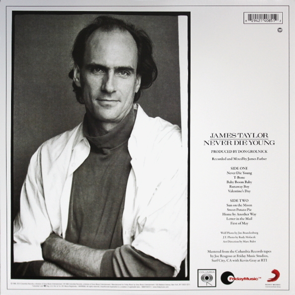 James Taylor / Never Die Young (LP)