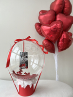 Набор шаров "Люблю тебя" с бабл-боксом