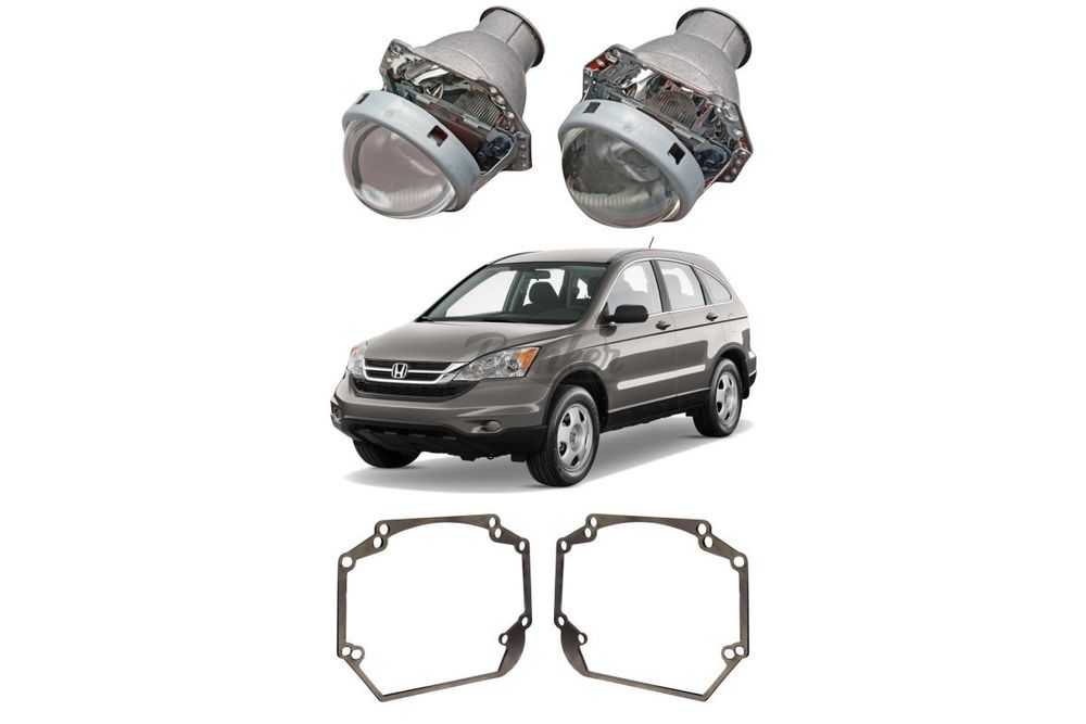 Готовый комплект для замены штатных линз Honda CRV 3 2006-2012