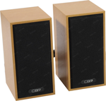 Колонки CBR &lt;CMS 635 Brown&gt; (2x3W, дерево, питание от USB)