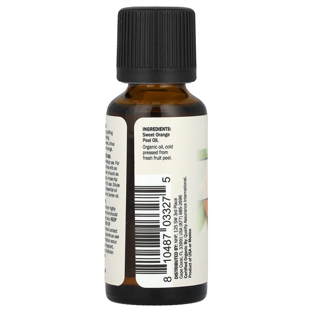 Dr. Mercola, Органическое эфирное масло, апельсин, 30 мл (1 жидк. унц.)