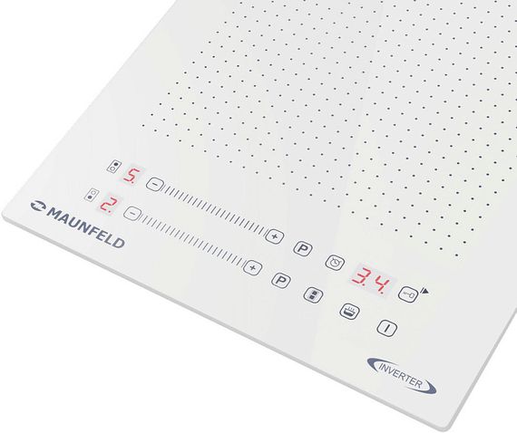 Индукционная стеклокерамич. панель MAUNFELD CVI292S2FWH Inverter