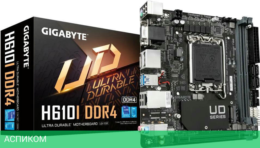 Материнская плата GigaByte H610I DDR4