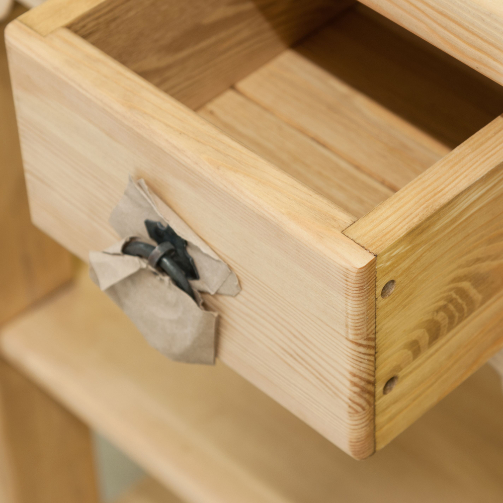 Туалетный столик, 70х40х100, Прованс, консоль, с ящиками, из массива сосны, Dipriz