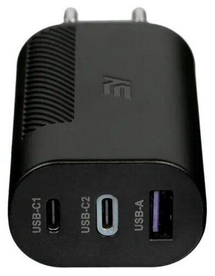 Сетевое зарядное устройство KEYRON WHC-GaN-A2C-63 черный