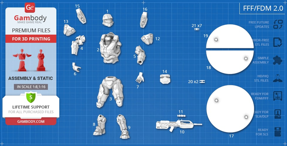 Master Chief Halo Фигурка