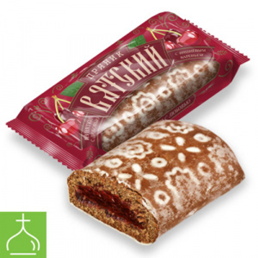 Пряники Вятский пряник с вишн.вареньем 120гр