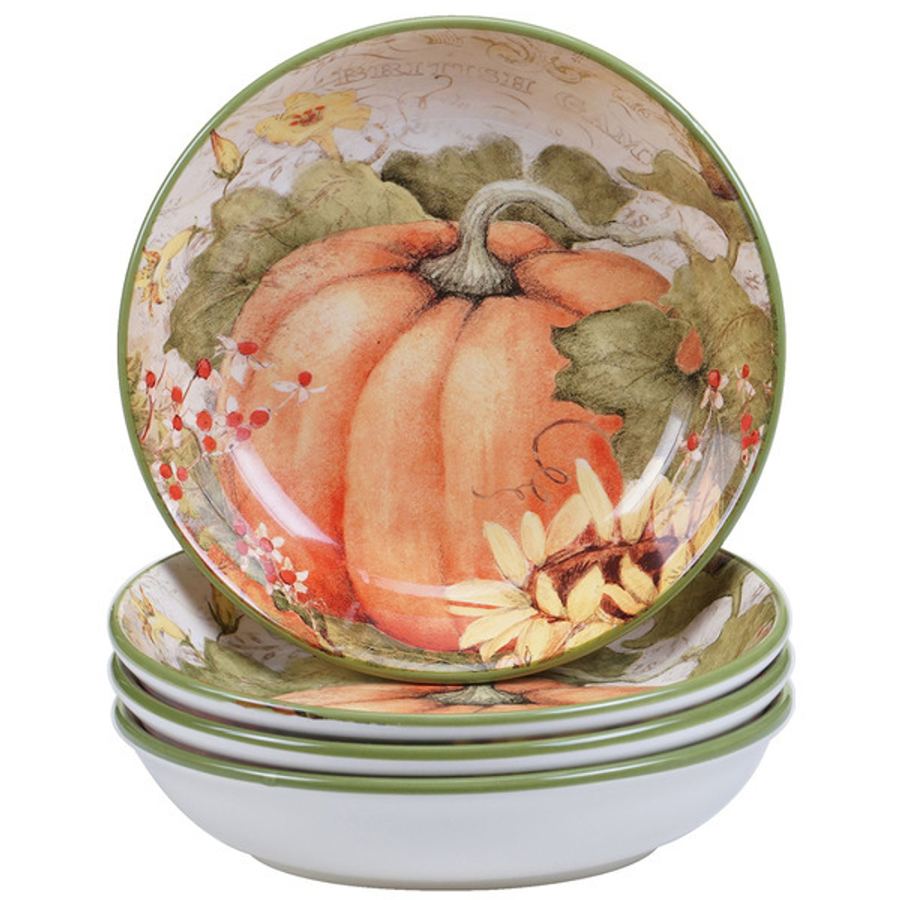 Тарелка суповая Certified Int. Тыквы 24см