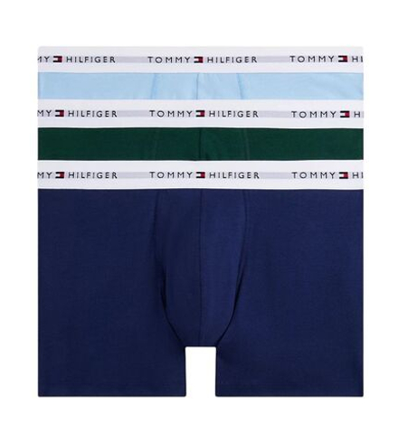 Боксерки теннисные Tommy Hilfiger Brief 3P - ornamental green/purple navy/vessel blue