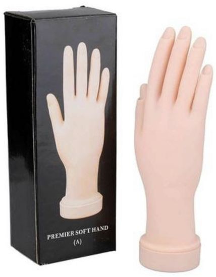 Демонстрационная, тренировочная рука для маникюра