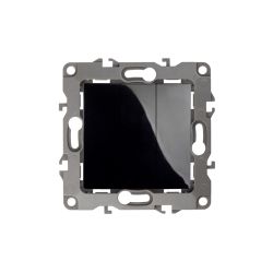 12-1107-06 ЭРА Выключатель тройной, 10АХ-250В, IP20, Эра12, чёрный | Эра 12 Черный