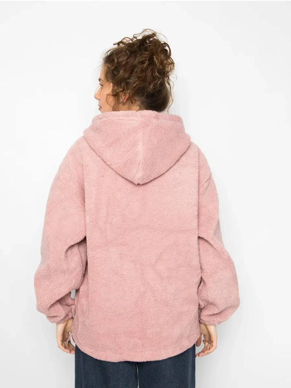 Толстовка плюшевая с капюшоном