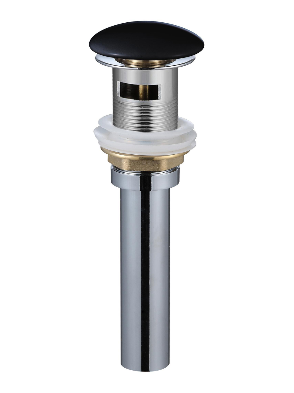 Донный клапан для раковины  Черный матовый WeltWasser WW PP MT-BL