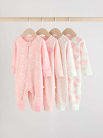 Комбинезон / Cлип для малышей Next AA5-448, 4 шт., Розовый