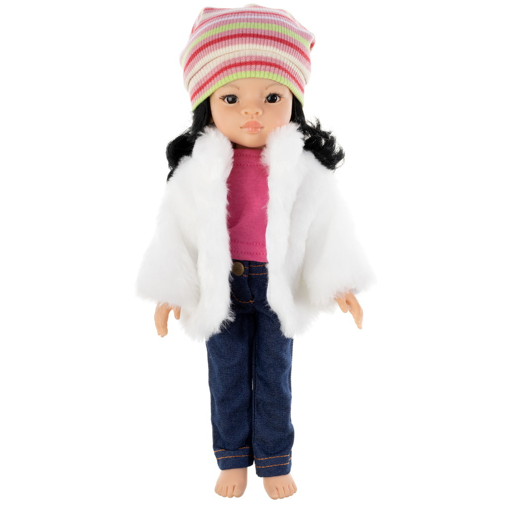 1_Комплект одежды с шубой для кукол Paola Reina 32 см (875)