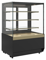 Витрина кондитерская Carboma KC70 VV 1,3-1 Standard версия 2.0 (Bronze 9005/0109)