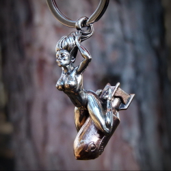 Брелок для ключей "Бетти" , биметалл