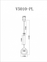Подвесной светильник Moderli Richard V5010-PL