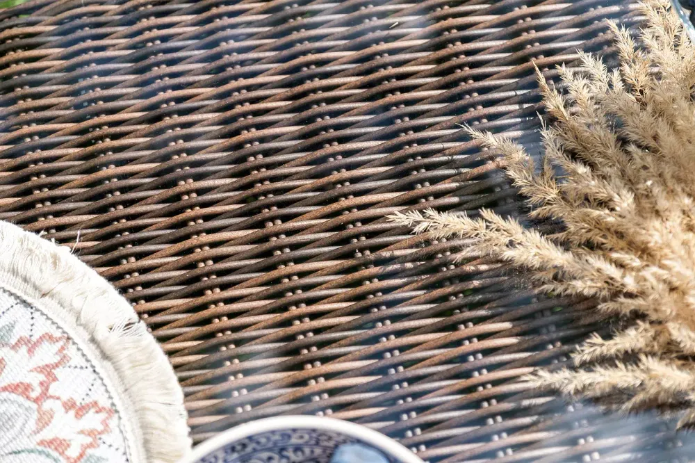 "Гляссе" лаунж-зона из искусственного ротанга, цвет коричневый