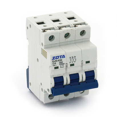 Зап.часть ZOTA Авт. выключатель Ev30-63N 3P 6kA 16A C для котлов Lux, Smart, Solid, MK