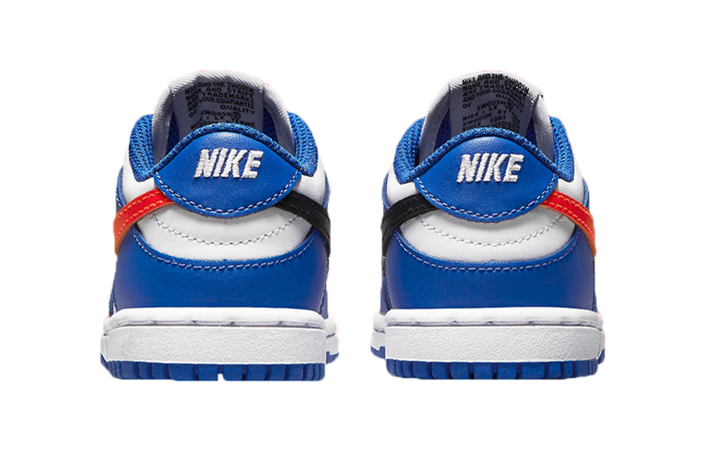 Baby Nike Dunk Low Knicks casual lightweight non-slip wear-resistant low-top sneakers white blue orange