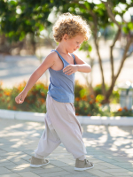 Брюки оверсайз Mjölk Песочный серый, уценка