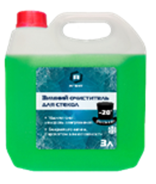 Зимний очиститель для стекол Незамерзающая жидкость Gentelmen, 3л