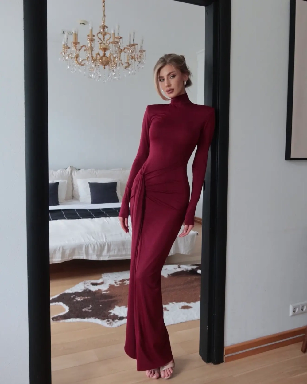 Платье MADONNA, Бордовый