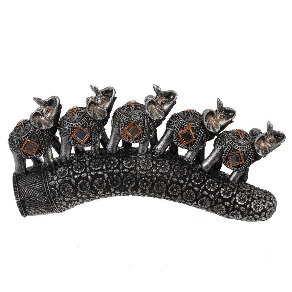 GAEM Фигурка декоративная "Слоны", L22 W5 H11 см