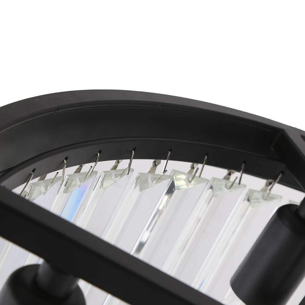 Люстра Odeon 6 black/clear