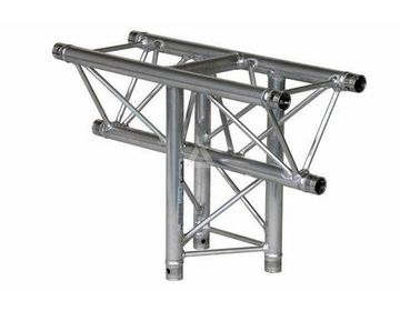 PROLYTE E20D-C018 - стыковочный модуль, для 3 ферм, Т-образный, вертикальный, треугольной формы. Перемычка 10 мм, труба 32 мм