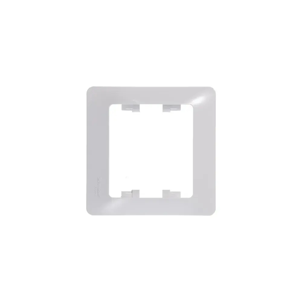 GLOSSA 1-постовая РАМКА, БЕЛЫЙ