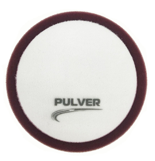 Круг полировочный шестиугольник режущий 150мм, Темно-бордовый PULVER