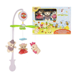Карусель на кроватку "Зверята" звук, коробка 6611B-4