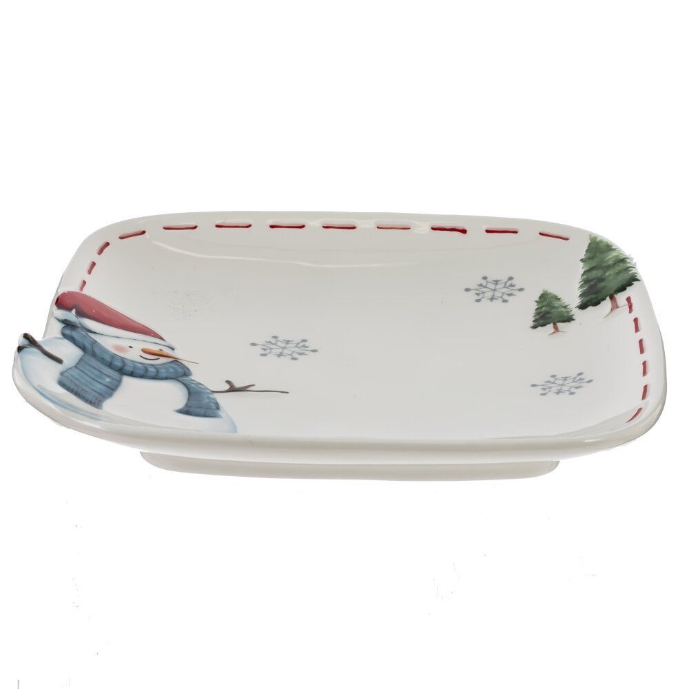 GAEM Блюдо "Веселый Новый год", L20,5 W20 H3 см