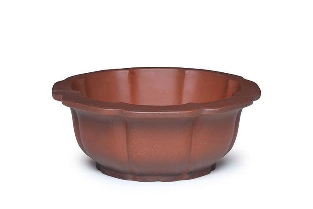 Премиальный неглазурованный горшок для бонсай от Мастера Чжана (исинская керамика) | 17.0*6.5