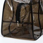 7048562 Сумка в роддом 30х50х25, цветной ПВХ, цвет черный