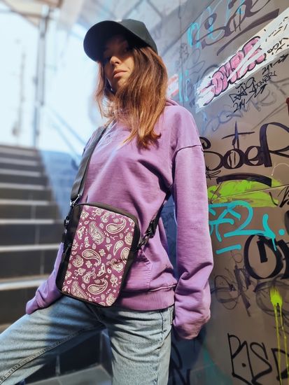 Сумка через плечо ТАЙНА Бандана фиол