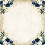 Бумага "Королевский сапфир. Прикосновение нежности"